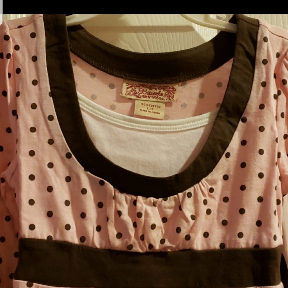 3.for $10 Polka dots girls dress size 6 - Picture 3 of 5